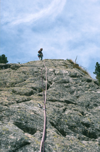 450 meter klimmen (Foto: Pieter Bouman)