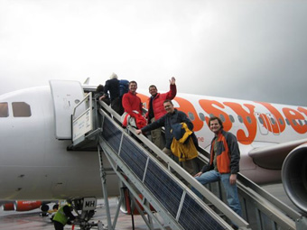 We vertrekken vol goede moed vanaf Schiphol