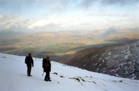 Uitzicht vanaf Aonach Mor