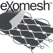 Het Exomesh bestaat uit een extra tussenlaag van roestvrij staaldraad tussen twee lagen nylon.