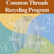 De Nano Puff Pullover maakt deel uit van het Common Threads Recycling Programma