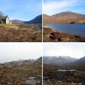 Tussen Strathcarron en Lochinver