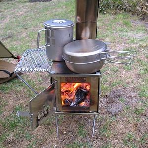 Tarp stove