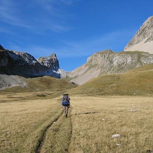 Naar col des Aiguilles