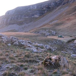 ochtend in Vallon des Aiguille