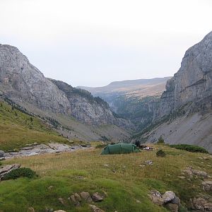 bivak in anisclo vallei