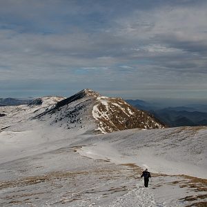 Descending again