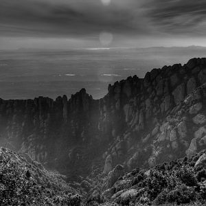 Montserrat in HDR en BW