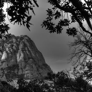 Montserrat in HDR en BW