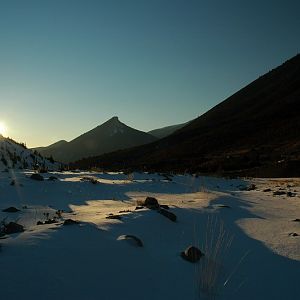 Ondergaande zon