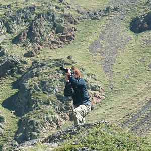 Media 'Fotograferende Marla op de plaat' in categorie 'Foto-hike (31-08-2007 - 03-09-2007))'