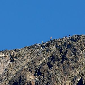 Hee mensen op de Pica d'Estats...